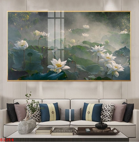 Tranh Hoa Sen Đẹp | Tranh Ngọc Việt - Đắk Lắk | Tranh Ngọc Việt - Xưởng Tranh Đẹp Buôn Ma Thuột (BMT) DakLak