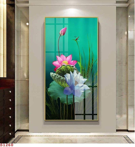 Tranh Hoa Sen Đẹp | Tranh Ngọc Việt - Đắk Lắk | Tranh Ngọc Việt - Xưởng Tranh Đẹp Buôn Ma Thuột (BMT) DakLak