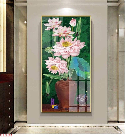 Tranh Hoa Sen Đẹp | Tranh Ngọc Việt - Đắk Lắk | Tranh Ngọc Việt - Xưởng Tranh Đẹp Buôn Ma Thuột (BMT) DakLak