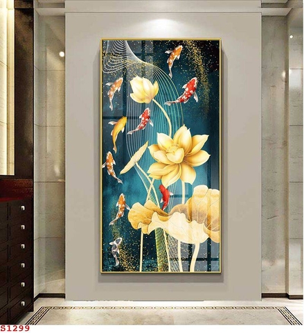 Tranh Cửu Ngư Quần Hội | Tranh Ngọc Việt - Đắk Lắk | Tranh Ngọc Việt - Xưởng Tranh Đẹp Buôn Ma Thuột (BMT) DakLak