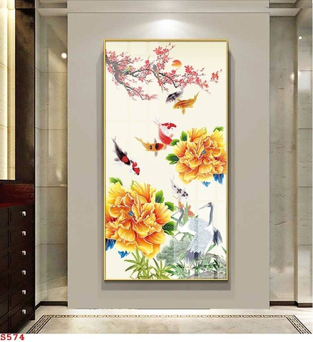 Tranh Cửu Ngư Quần Hội | Tranh Ngọc Việt - Đắk Lắk | Tranh Ngọc Việt - Xưởng Tranh Đẹp Buôn Ma Thuột (BMT) DakLak