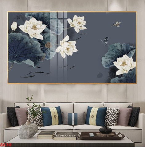 Tranh Hoa Sen Đẹp | Tranh Ngọc Việt - Đắk Lắk | Tranh Ngọc Việt - Xưởng Tranh Đẹp Buôn Ma Thuột (BMT) DakLak