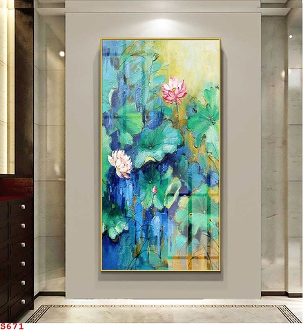 Tranh Hoa Sen Đẹp | Tranh Ngọc Việt - Đắk Lắk | Tranh Ngọc Việt - Xưởng Tranh Đẹp Buôn Ma Thuột (BMT) DakLak