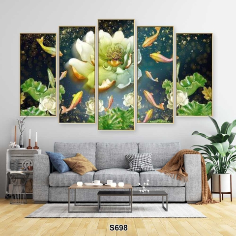 Bộ 5 Tranh Ghép Đẹp, Sang | Tranh Ngọc Việt - Đắk Lắk | Tranh Ngọc Việt - Xưởng Tranh Đẹp Buôn Ma Thuột (BMT) DakLak