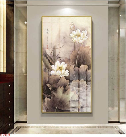 Tranh Hoa Sen Đẹp | Tranh Ngọc Việt - Đắk Lắk | Tranh Ngọc Việt - Xưởng Tranh Đẹp Buôn Ma Thuột (BMT) DakLak