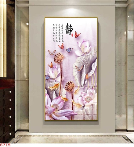 Tranh Hoa Sen Đẹp | Tranh Ngọc Việt - Đắk Lắk | Tranh Ngọc Việt - Xưởng Tranh Đẹp Buôn Ma Thuột (BMT) DakLak