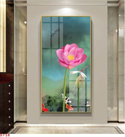 Tranh Hoa Sen Đẹp | Tranh Ngọc Việt - Đắk Lắk | Tranh Ngọc Việt - Xưởng Tranh Đẹp Buôn Ma Thuột (BMT) DakLak