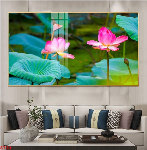 Tranh Hoa Sen Đẹp | Tranh Ngọc Việt - Đắk Lắk | Tranh Ngọc Việt - Xưởng Tranh Đẹp Buôn Ma Thuột (BMT) DakLak