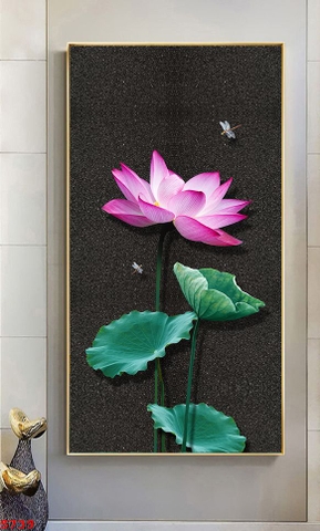 Tranh Hoa Sen Đẹp | Tranh Ngọc Việt - Đắk Lắk | Tranh Ngọc Việt - Xưởng Tranh Đẹp Buôn Ma Thuột (BMT) DakLak