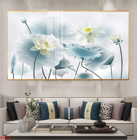 Tranh Hoa Sen Đẹp | Tranh Ngọc Việt - Đắk Lắk | Tranh Ngọc Việt - Xưởng Tranh Đẹp Buôn Ma Thuột (BMT) DakLak