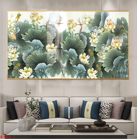 Tranh Hoa Sen Đẹp | Tranh Ngọc Việt - Đắk Lắk | Tranh Ngọc Việt - Xưởng Tranh Đẹp Buôn Ma Thuột (BMT) DakLak