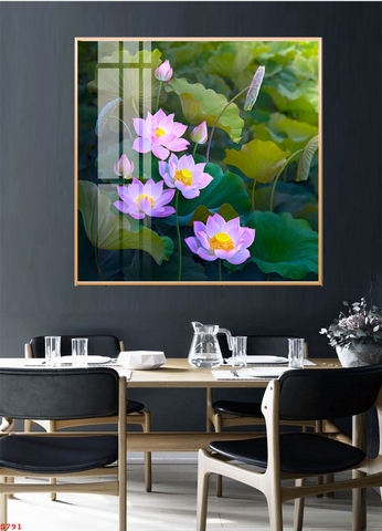 Tranh Hoa Sen Đẹp | Tranh Ngọc Việt - Đắk Lắk | Tranh Ngọc Việt - Xưởng Tranh Đẹp Buôn Ma Thuột (BMT) DakLak