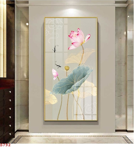 Tranh Hoa Sen Đẹp | Tranh Ngọc Việt - Đắk Lắk | Tranh Ngọc Việt - Xưởng Tranh Đẹp Buôn Ma Thuột (BMT) DakLak