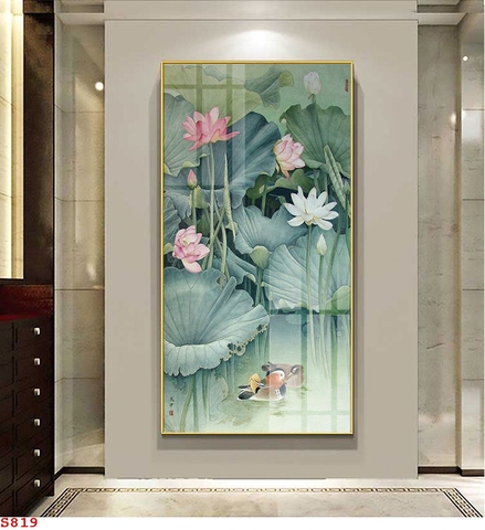 Tranh Hoa Sen Đẹp | Tranh Ngọc Việt - Đắk Lắk | Tranh Ngọc Việt - Xưởng Tranh Đẹp Buôn Ma Thuột (BMT) DakLak