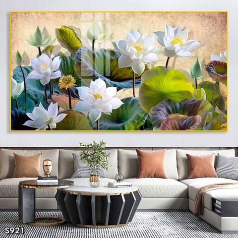 Tranh Hoa Sen Đẹp | Tranh Ngọc Việt - Đắk Lắk | Tranh Ngọc Việt - Xưởng Tranh Đẹp Buôn Ma Thuột (BMT) DakLak