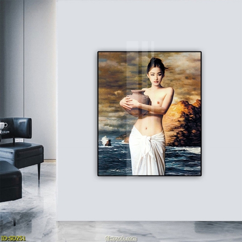 Tranh Cô Gái - Đẹp, Sang | Tranh Ngọc Việt - Đắk Lắk | Tranh Ngọc Việt - Xưởng Tranh Đẹp Buôn Ma Thuột (BMT) DakLak