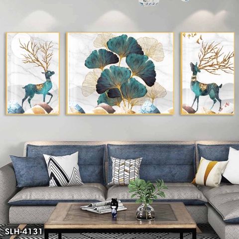 Tranh Hươu Tài Lộc | Tranh Ngọc Việt - Đắk Lắk | Tranh Ngọc Việt - Xưởng Tranh Đẹp Buôn Ma Thuột (BMT) DakLak