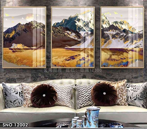 Tranh Phonh Cảnh Núi | Tranh Ngọc Việt - Đắk Lắk | Tranh Ngọc Việt - Xưởng Tranh Đẹp Buôn Ma Thuột (BMT) DakLak