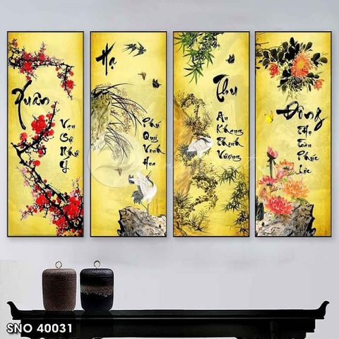 Tranh Tứ Quý Bốn Mùa | Tranh Ngọc Việt - Đắk Lắk | Tranh Ngọc Việt - Xưởng Tranh Đẹp Buôn Ma Thuột (BMT) DakLak