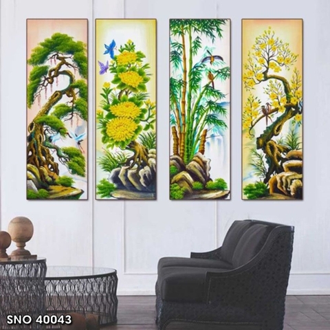 Tranh Tứ Quý Bốn Mùa | Tranh Ngọc Việt - Đắk Lắk | Tranh Ngọc Việt - Xưởng Tranh Đẹp Buôn Ma Thuột (BMT) DakLak