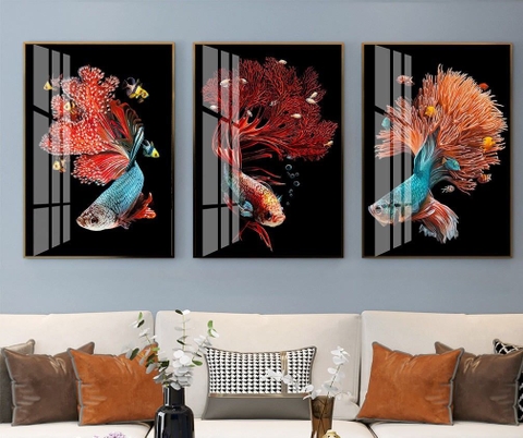 Tranh Cá Phong Thủy | Tranh Ngọc Việt - Đắk Lắk | Tranh Ngọc Việt - Xưởng Tranh Đẹp Buôn Ma Thuột (BMT) DakLak