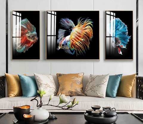 Tranh Cá Phong Thủy | Tranh Ngọc Việt - Đắk Lắk | Tranh Ngọc Việt - Xưởng Tranh Đẹp Buôn Ma Thuột (BMT) DakLak