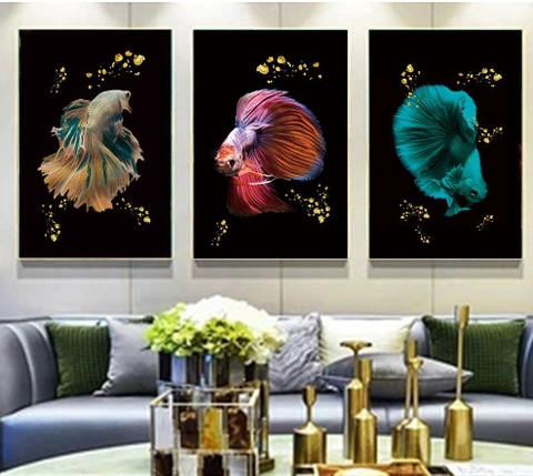 Tranh Cá Phong Thủy | Tranh Ngọc Việt - Đắk Lắk | Tranh Ngọc Việt - Xưởng Tranh Đẹp Buôn Ma Thuột (BMT) DakLak