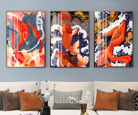 Tranh Cá Phong Thủy | Tranh Ngọc Việt - Đắk Lắk | Tranh Ngọc Việt - Xưởng Tranh Đẹp Buôn Ma Thuột (BMT) DakLak