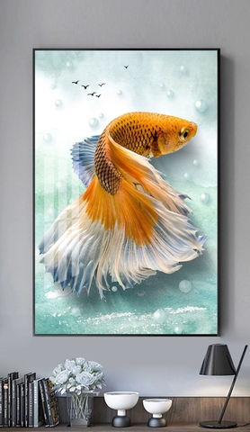 Tranh Cá Phong Thủy | Tranh Ngọc Việt - Đắk Lắk | Tranh Ngọc Việt - Xưởng Tranh Đẹp Buôn Ma Thuột (BMT) DakLak