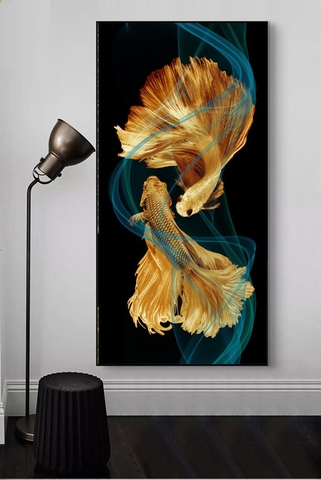 Tranh Cá Phong Thủy | Tranh Ngọc Việt - Đắk Lắk | Tranh Ngọc Việt - Xưởng Tranh Đẹp Buôn Ma Thuột (BMT) DakLak