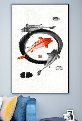 Tranh Cá Phong Thủy | Tranh Ngọc Việt - Đắk Lắk | Tranh Ngọc Việt - Xưởng Tranh Đẹp Buôn Ma Thuột (BMT) DakLak