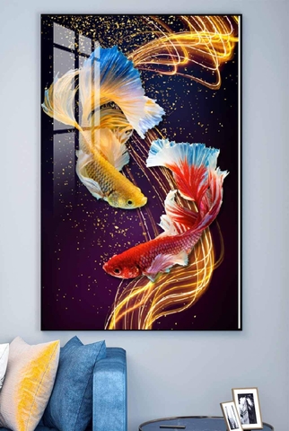 Tranh Cá Phong Thủy | Tranh Ngọc Việt - Đắk Lắk | Tranh Ngọc Việt - Xưởng Tranh Đẹp Buôn Ma Thuột (BMT) DakLak