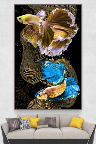 Tranh Cá Phong Thủy | Tranh Ngọc Việt - Đắk Lắk | Tranh Ngọc Việt - Xưởng Tranh Đẹp Buôn Ma Thuột (BMT) DakLak