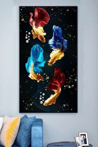 Tranh Cá Phong Thủy | Tranh Ngọc Việt - Đắk Lắk | Tranh Ngọc Việt - Xưởng Tranh Đẹp Buôn Ma Thuột (BMT) DakLak