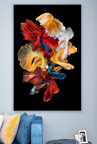 Tranh Cá Phong Thủy | Tranh Ngọc Việt - Đắk Lắk | Tranh Ngọc Việt - Xưởng Tranh Đẹp Buôn Ma Thuột (BMT) DakLak