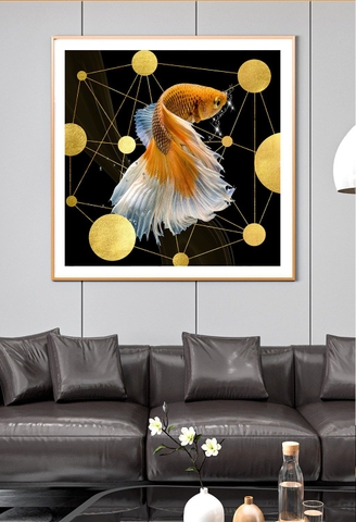 Tranh Cá Phong Thủy | Tranh Ngọc Việt - Đắk Lắk | Tranh Ngọc Việt - Xưởng Tranh Đẹp Buôn Ma Thuột (BMT) DakLak