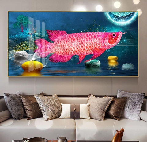 Tranh Cá Phong Thủy | Tranh Ngọc Việt - Đắk Lắk | Tranh Ngọc Việt - Xưởng Tranh Đẹp Buôn Ma Thuột (BMT) DakLak