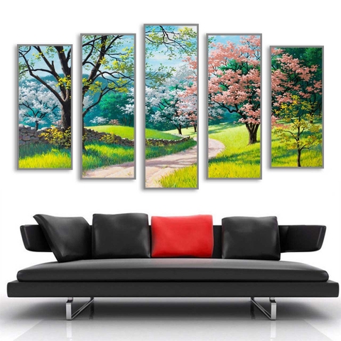 Bộ 5 Tranh Ghép Đẹp, Sang | Tranh Ngọc Việt - Đắk Lắk | Tranh Ngọc Việt - Xưởng Tranh Đẹp Buôn Ma Thuột (BMT) DakLak