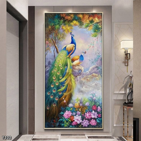 Tranh Chim Công Đẹp | Tranh Ngọc Việt - Đắk Lắk | Tranh Ngọc Việt - Xưởng Tranh Đẹp Buôn Ma Thuột (BMT) DakLak