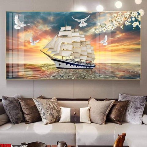 Tranh Thuận Buồm Xuôi Gió | Tranh Ngọc Việt - Đắk Lắk | Tranh Ngọc Việt - Xưởng Tranh Đẹp Buôn Ma Thuột (BMT) DakLak