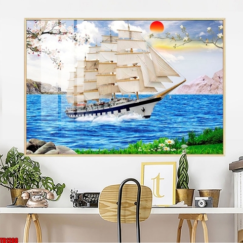 Tranh Thuận Buồm Xuôi Gió | Tranh Ngọc Việt - Đắk Lắk | Tranh Ngọc Việt - Xưởng Tranh Đẹp Buôn Ma Thuột (BMT) DakLak