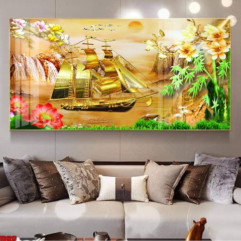 Tranh Thuận Buồm Xuôi Gió | Tranh Ngọc Việt - Đắk Lắk | Tranh Ngọc Việt - Xưởng Tranh Đẹp Buôn Ma Thuột (BMT) DakLak