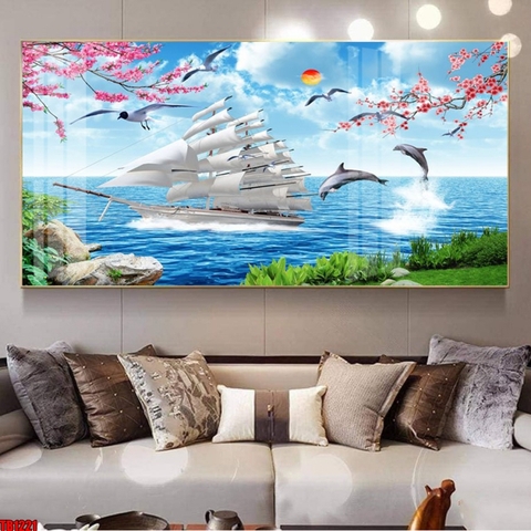 Tranh Thuận Buồm Xuôi Gió | Tranh Ngọc Việt - Đắk Lắk | Tranh Ngọc Việt - Xưởng Tranh Đẹp Buôn Ma Thuột (BMT) DakLak