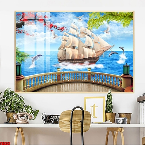 Tranh Thuận Buồm Xuôi Gió | Tranh Ngọc Việt - Đắk Lắk | Tranh Ngọc Việt - Xưởng Tranh Đẹp Buôn Ma Thuột (BMT) DakLak