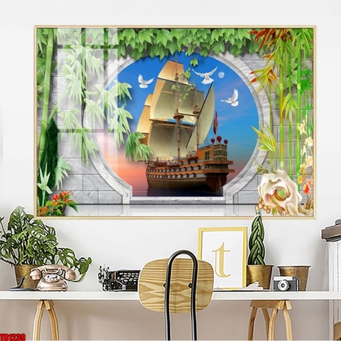 Tranh Thuận Buồm Xuôi Gió | Tranh Ngọc Việt - Đắk Lắk | Tranh Ngọc Việt - Xưởng Tranh Đẹp Buôn Ma Thuột (BMT) DakLak