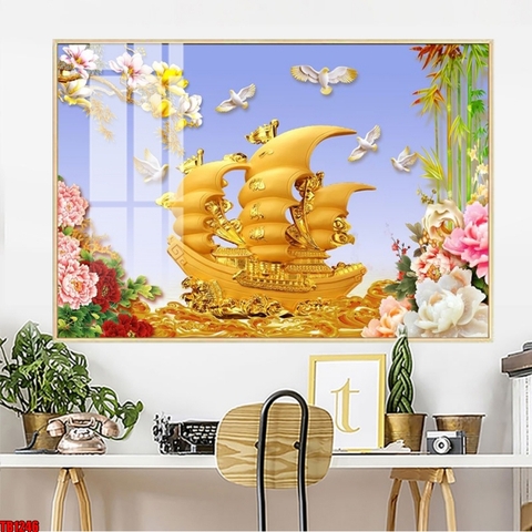 Tranh Thuận Buồm Xuôi Gió | Tranh Ngọc Việt - Đắk Lắk | Tranh Ngọc Việt - Xưởng Tranh Đẹp Buôn Ma Thuột (BMT) DakLak