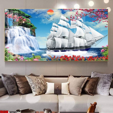 Tranh Thuận Buồm Xuôi Gió | Tranh Ngọc Việt - Đắk Lắk | Tranh Ngọc Việt - Xưởng Tranh Đẹp Buôn Ma Thuột (BMT) DakLak