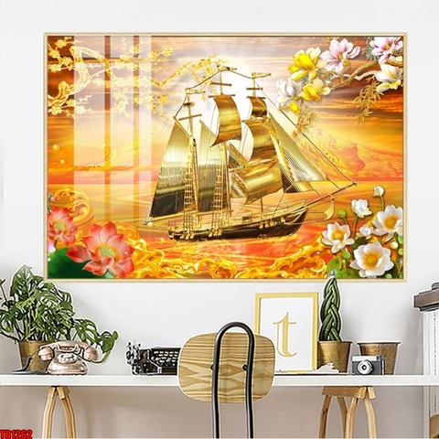 Tranh Thuận Buồm Xuôi Gió | Tranh Ngọc Việt - Đắk Lắk | Tranh Ngọc Việt - Xưởng Tranh Đẹp Buôn Ma Thuột (BMT) DakLak