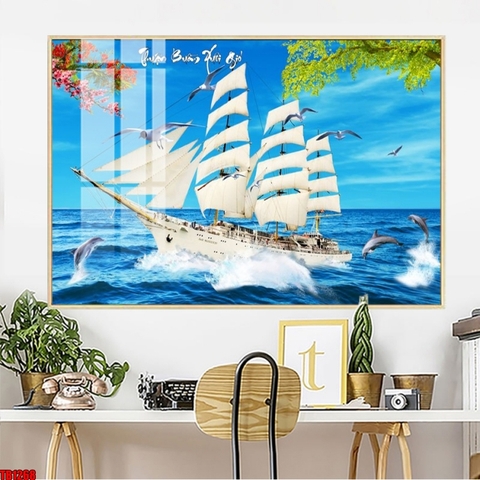 Tranh Thuận Buồm Xuôi Gió | Tranh Ngọc Việt - Đắk Lắk | Tranh Ngọc Việt - Xưởng Tranh Đẹp Buôn Ma Thuột (BMT) DakLak