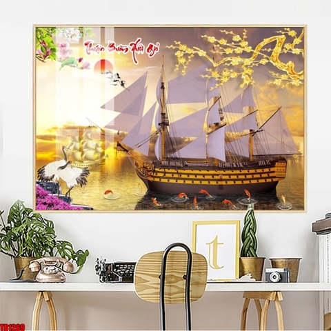 Tranh Thuận Buồm Xuôi Gió | Tranh Ngọc Việt - Đắk Lắk | Tranh Ngọc Việt - Xưởng Tranh Đẹp Buôn Ma Thuột (BMT) DakLak